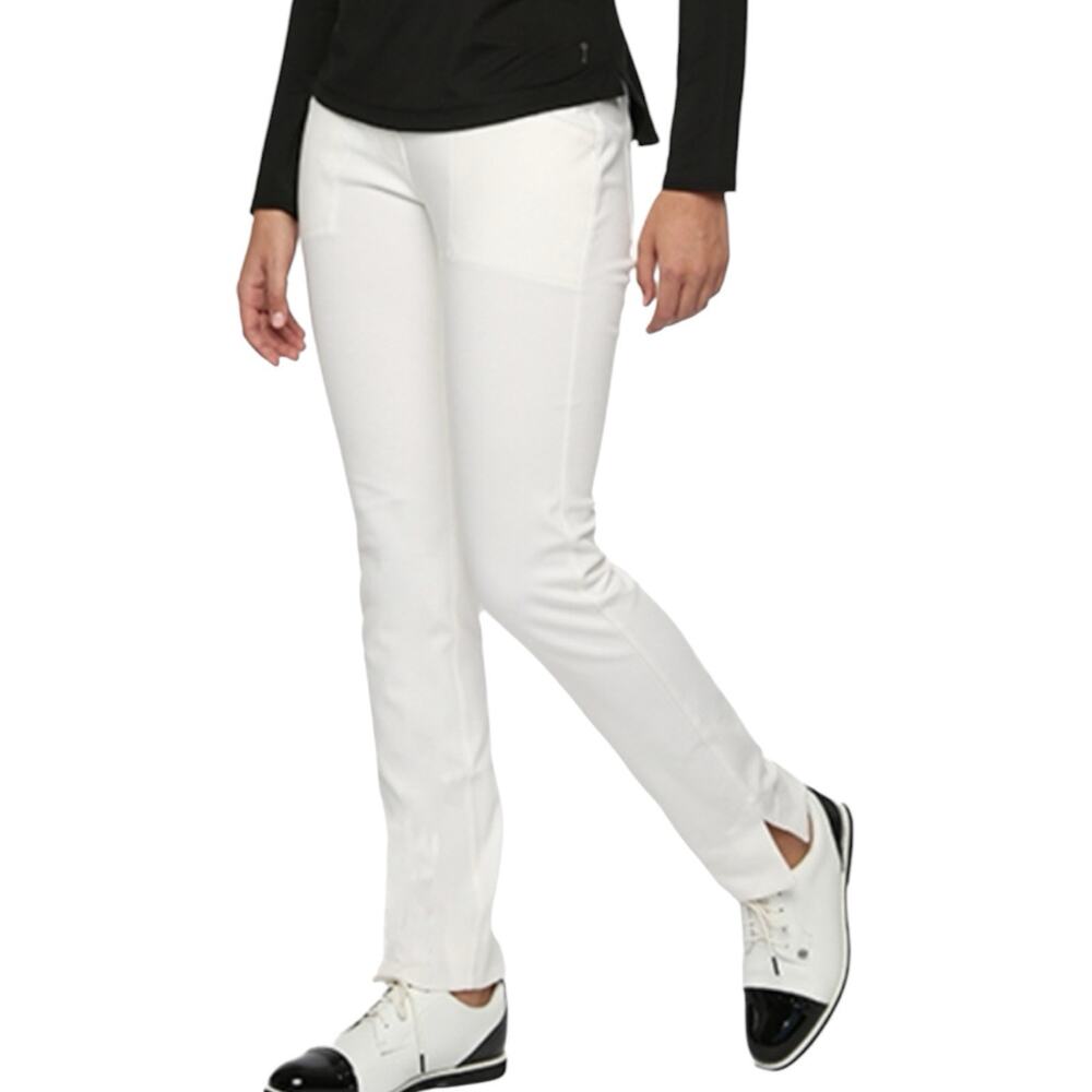 NWD Belyn Key Golf Chalk White Commuter Pants Women’s Slim Fit Size XS